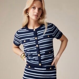 J Crew Cashmere Short Sleeve Cardigan